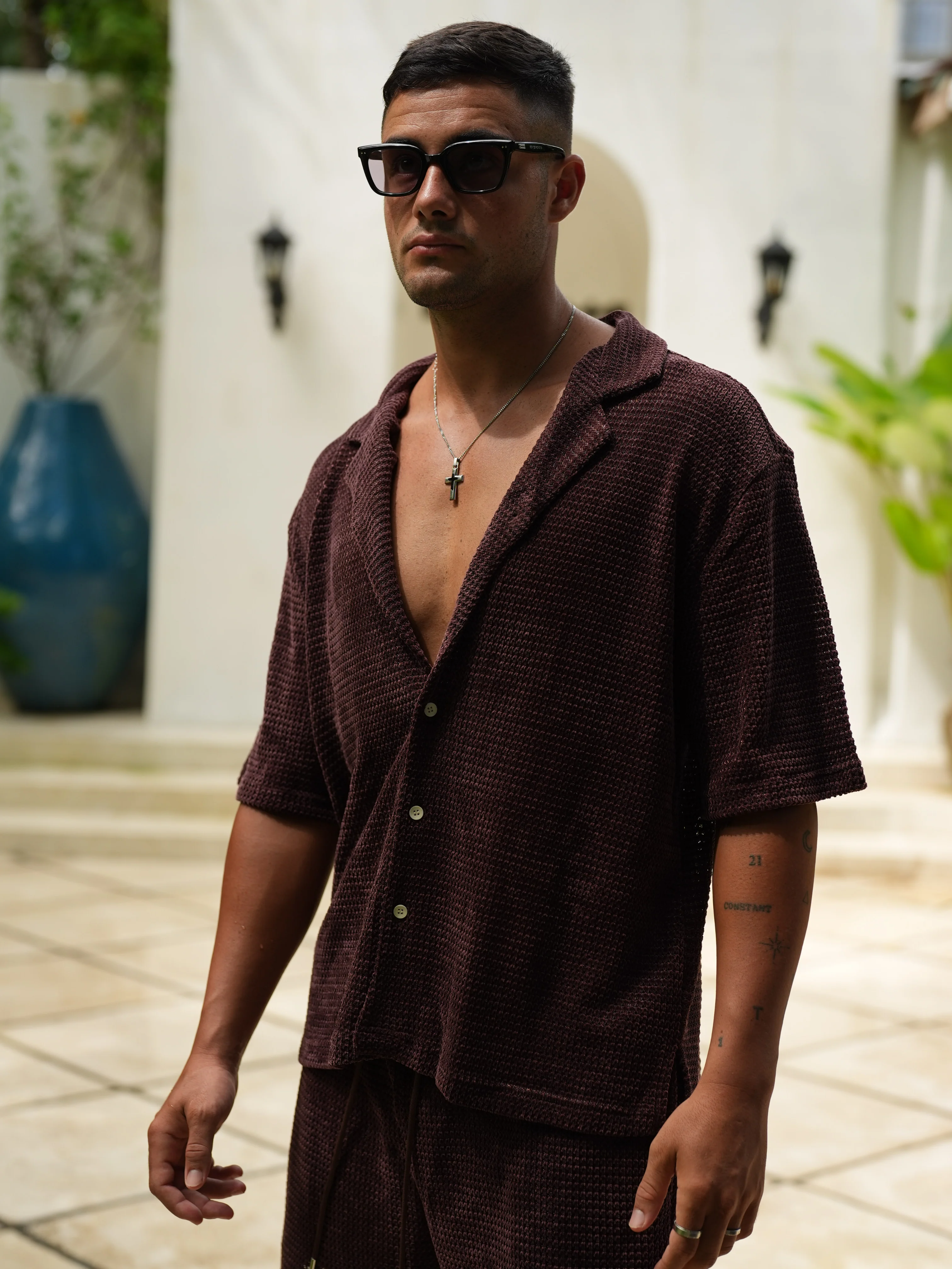 Arlo Shirt - Wine - Image 3